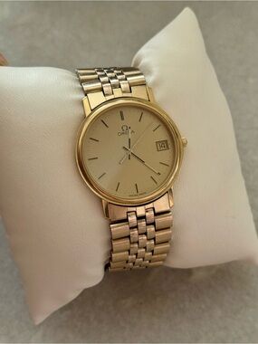 Classic Vintage Omega 10K Gold Plated Watch 32mm
